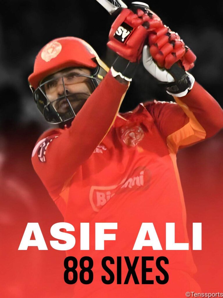 Asif Ali Sixes in PSL