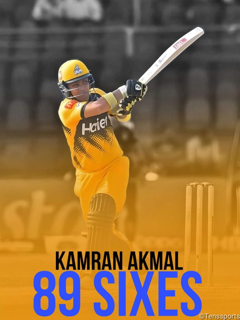 Kamran Akmal Sixes in PSL