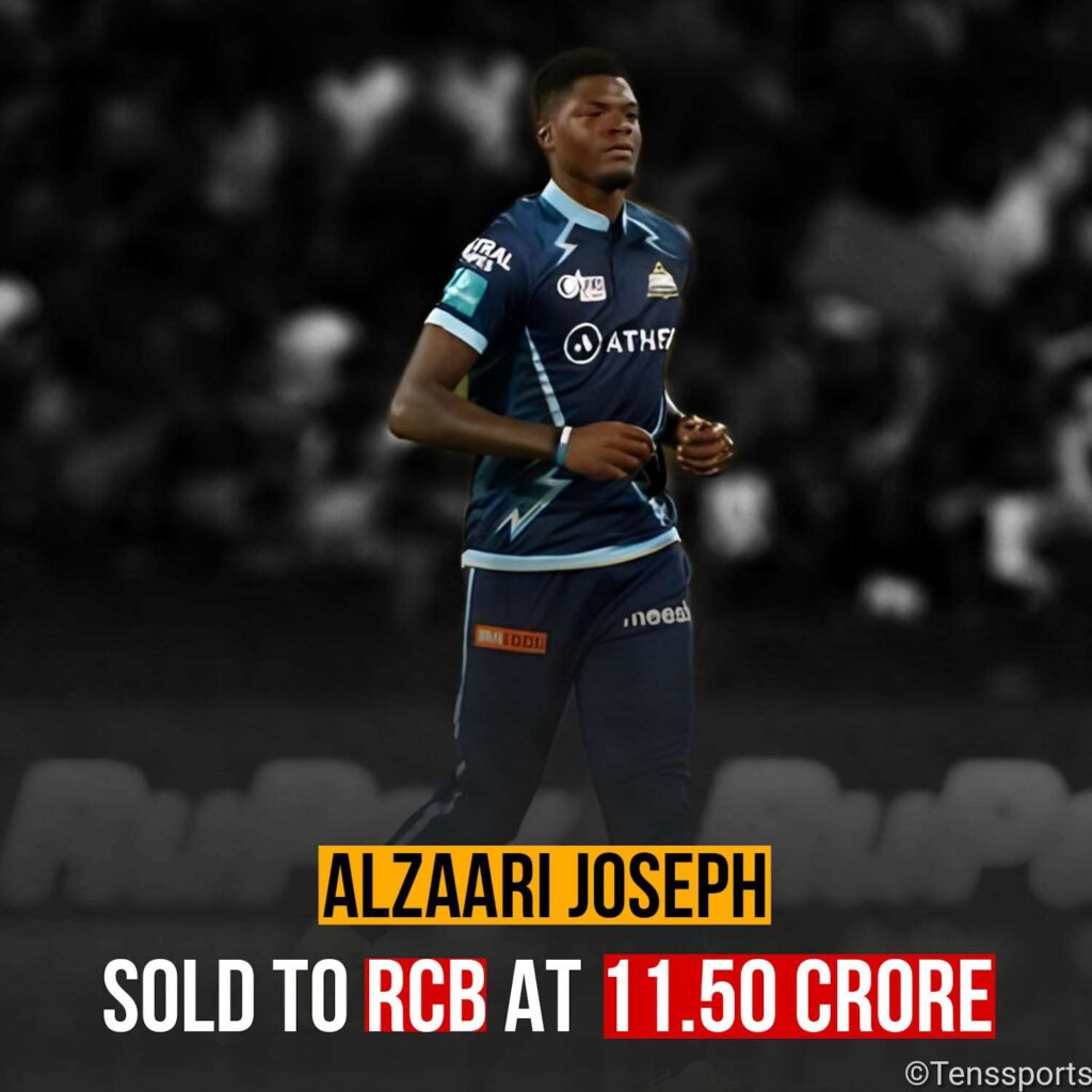 Alzaari Joseph in IPL 2024