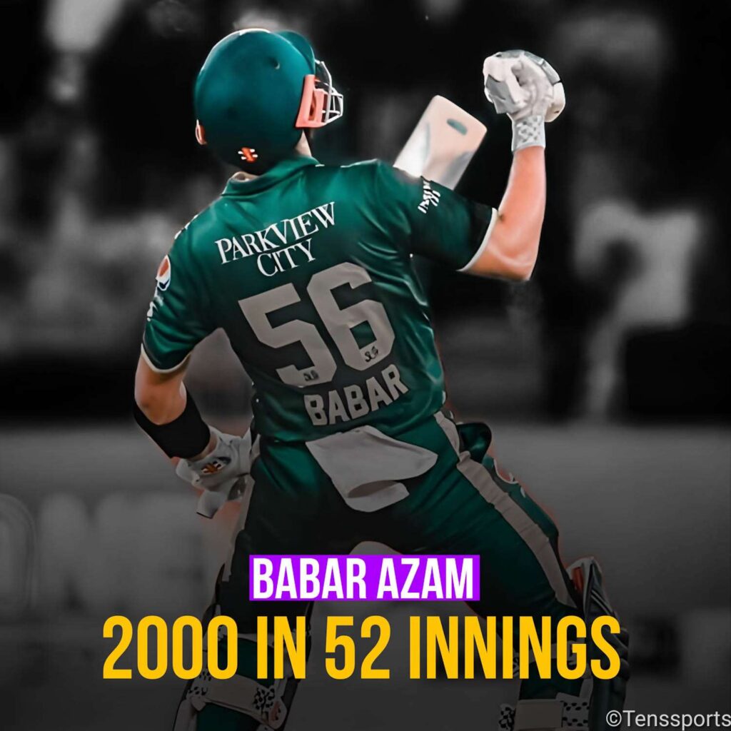 Babar Azam 2000 runs